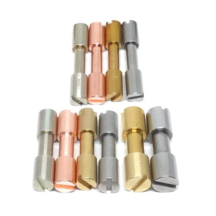 Custom brass stainless steel copper knife handle corby bolt