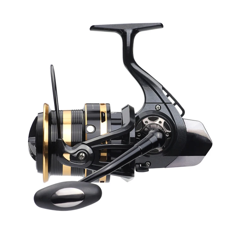 New Fishing Scroll 10000 Series Long Throw 12+1 Bb Gapless 10kg Drag High Capacity Metal Spinning Rock Lure Wheel