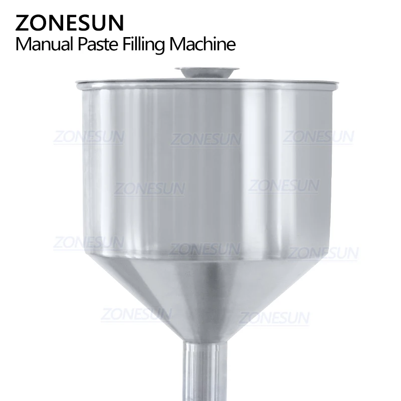 ZONESUN ZS-MGT1S Manual Lotion Cosmetic Peanut Butter Sauce Honey Cream Yogurt Molasses Jam Jar Bottle Paste Filling Machine