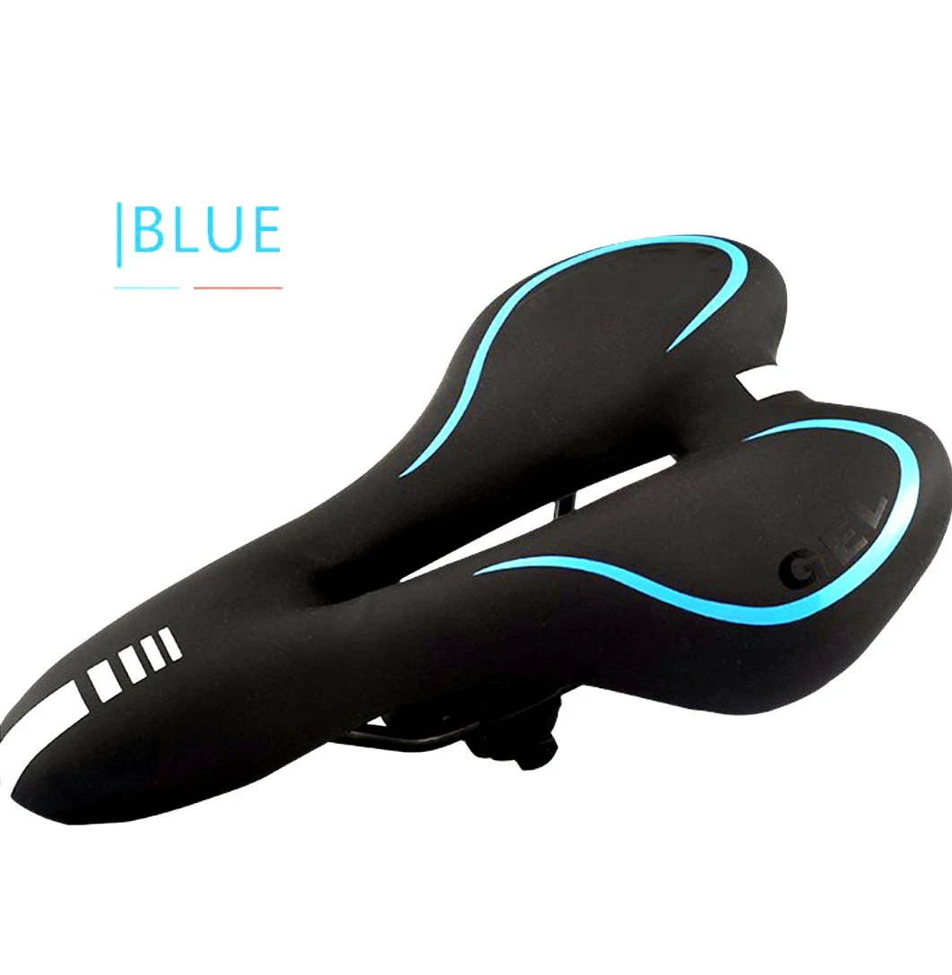 Bicycle Saddle PVC Fabric Soft MTB Cycling Road Mountain Bike Seat