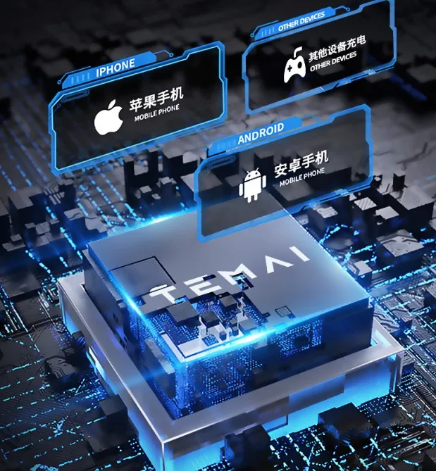 car accessories fast charging hub USB expander docking station charging port adapter extender for tesla model3/y