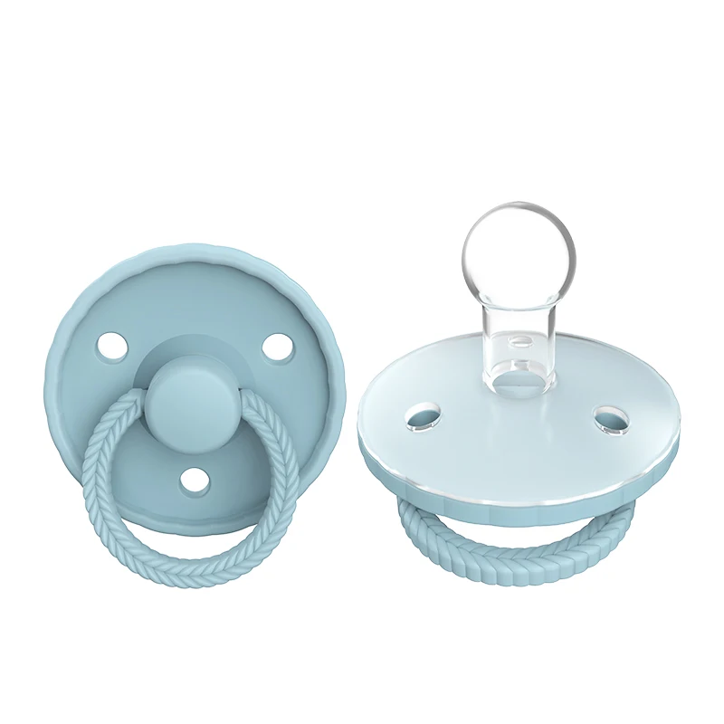 Wholesale 2024 New Pacifier Baby BPA-Free Silicone Baby Soother Pacifier Soft Nipple Type for 0-12 Months New Baby Gift