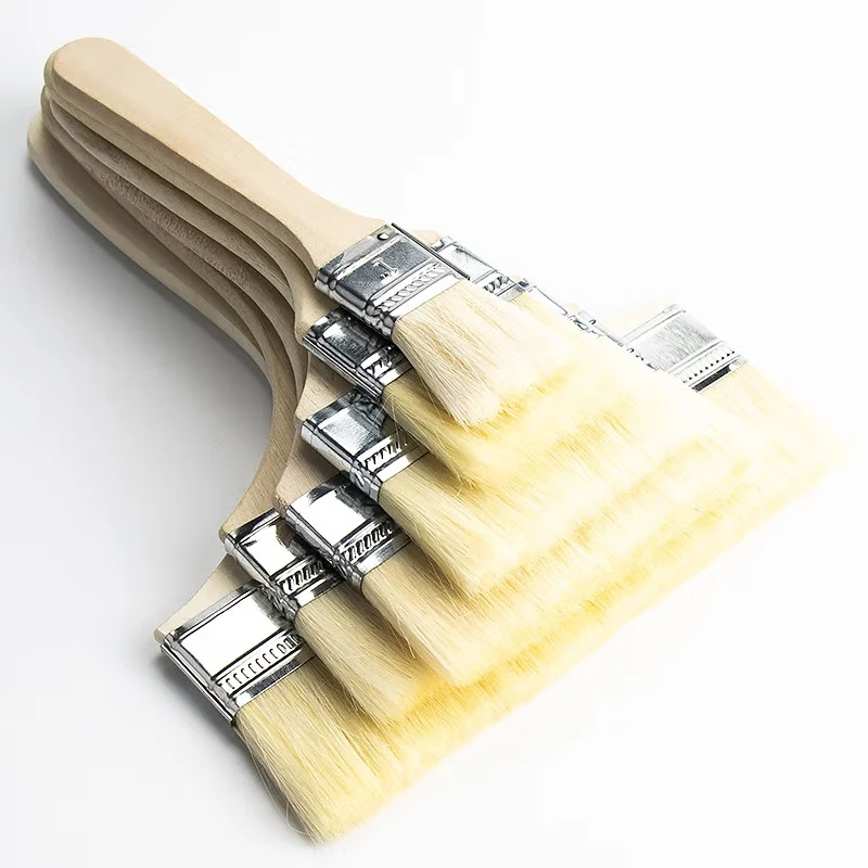 HYSTIC Wool Bristle Paint Brush  Wall Painting and Polishing Customizable Support Bristle Paint Brush