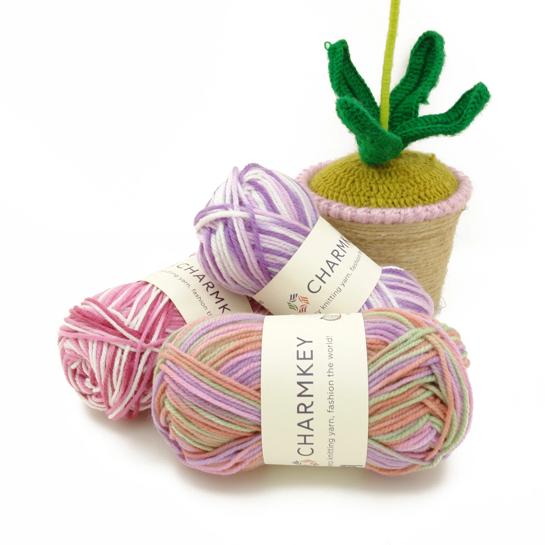 
 Charmkey 100% акриловый свитер двойной вязки с dk Уайт акриловой пряжи 8 слоев вязаные свитера для малышей узоры  