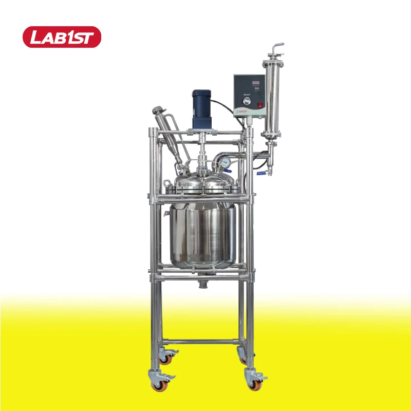 Manufacture Price 5 10 20 L 5L 10L 20L Liter Stainless Steel Jacketed Chemical Reactor for Sale
