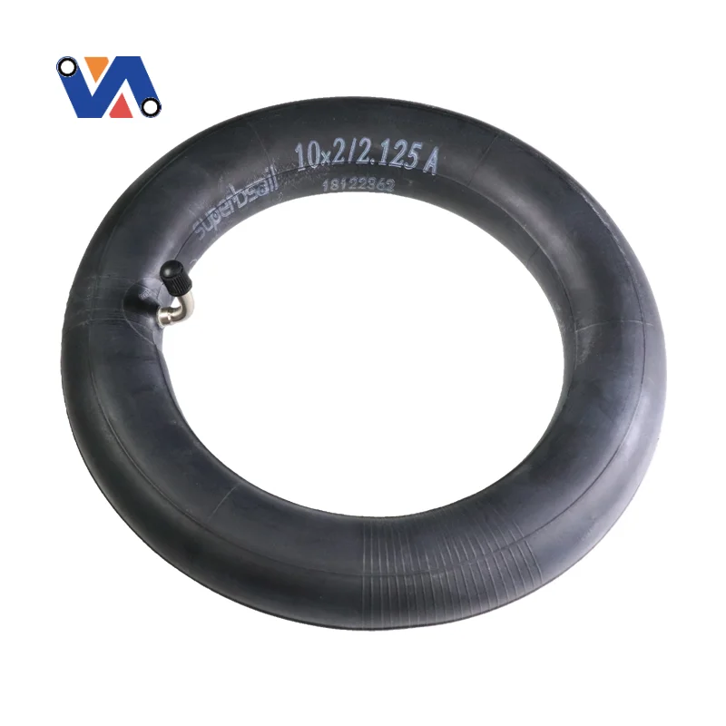 New Image 10*2.125 Inner Tube For HX X8/Kugoo HX PRO Scooter Replacement Inner Tube with Bent Valve 90 Degree