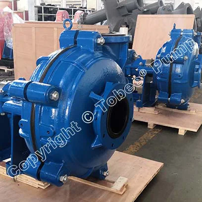 Rubber Lined Standard Heavy Duty Slurry Pumps used in Process Plant Transfers