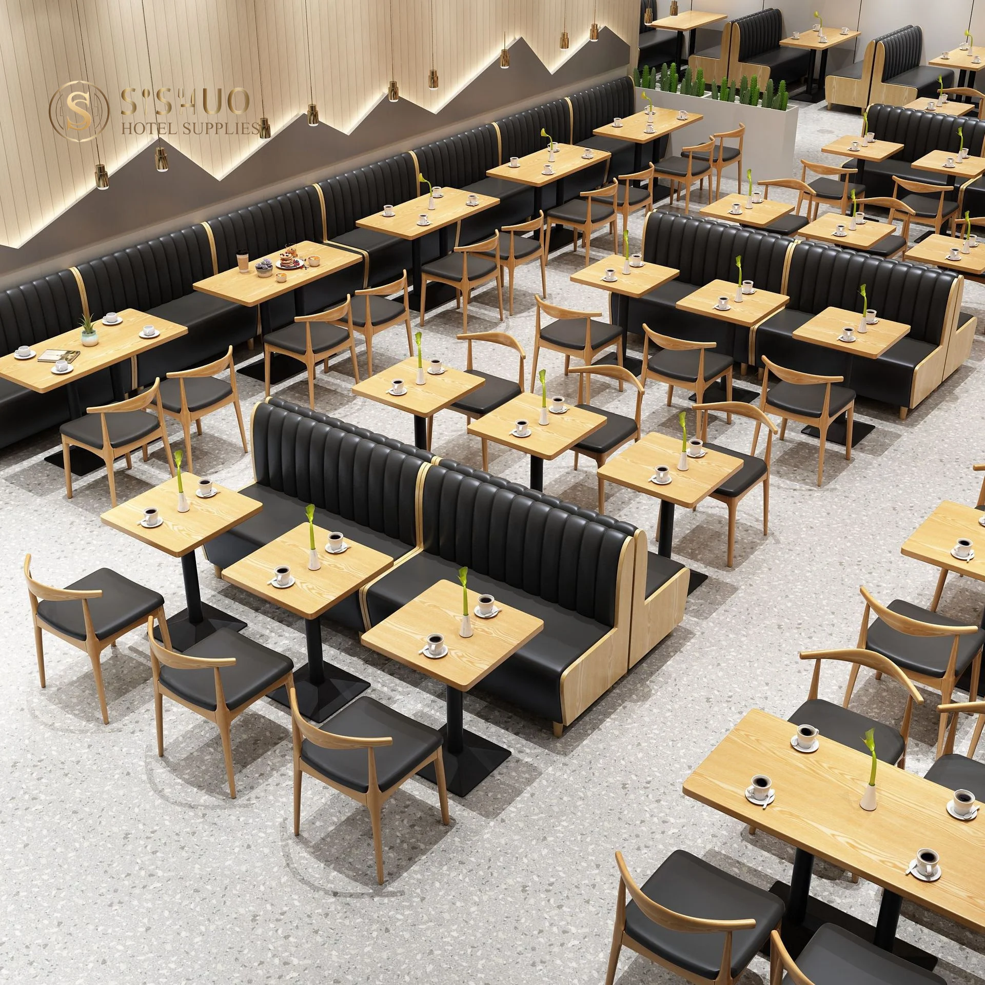 Manufacturer commercial furniture fast food restaurant cafe restaurant sofa set used restaurant booths