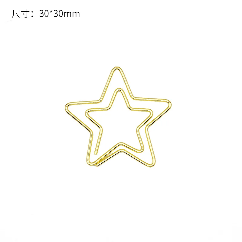 Promotion metal bookmarks special-shaped paper clips Multiple cartoon shape paper clips