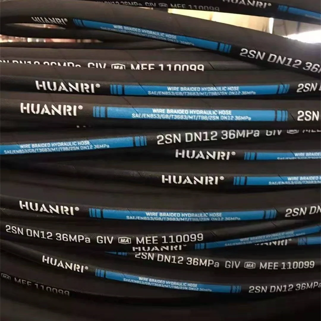 Different Colour Hydraulic Hose Flexible Top Quality Hydraulic Hose SAE 100 R12 Rubber Hose