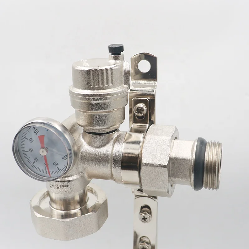 Open-mounted automatic temperature control Angle valve (set)