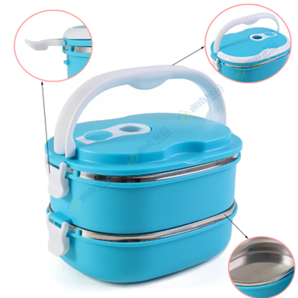 
Microwave Lunchboxes With 3 Compartment Bento Lunch Box Leak-Proof Bento Tiffin Box Portable Students Food Storage Container 