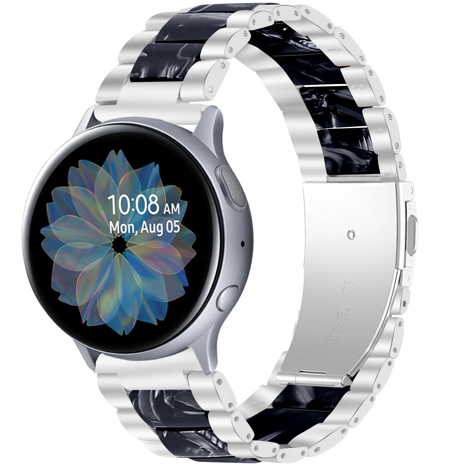 with package premium solid color resin wristband samsung active 2 watch band for samsung galaxy watch 5 pro 4 Band