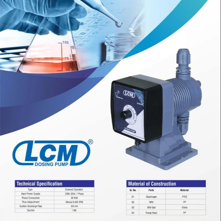 dosing pump water dosing pump chemical dosing PTFE diaphragm pump