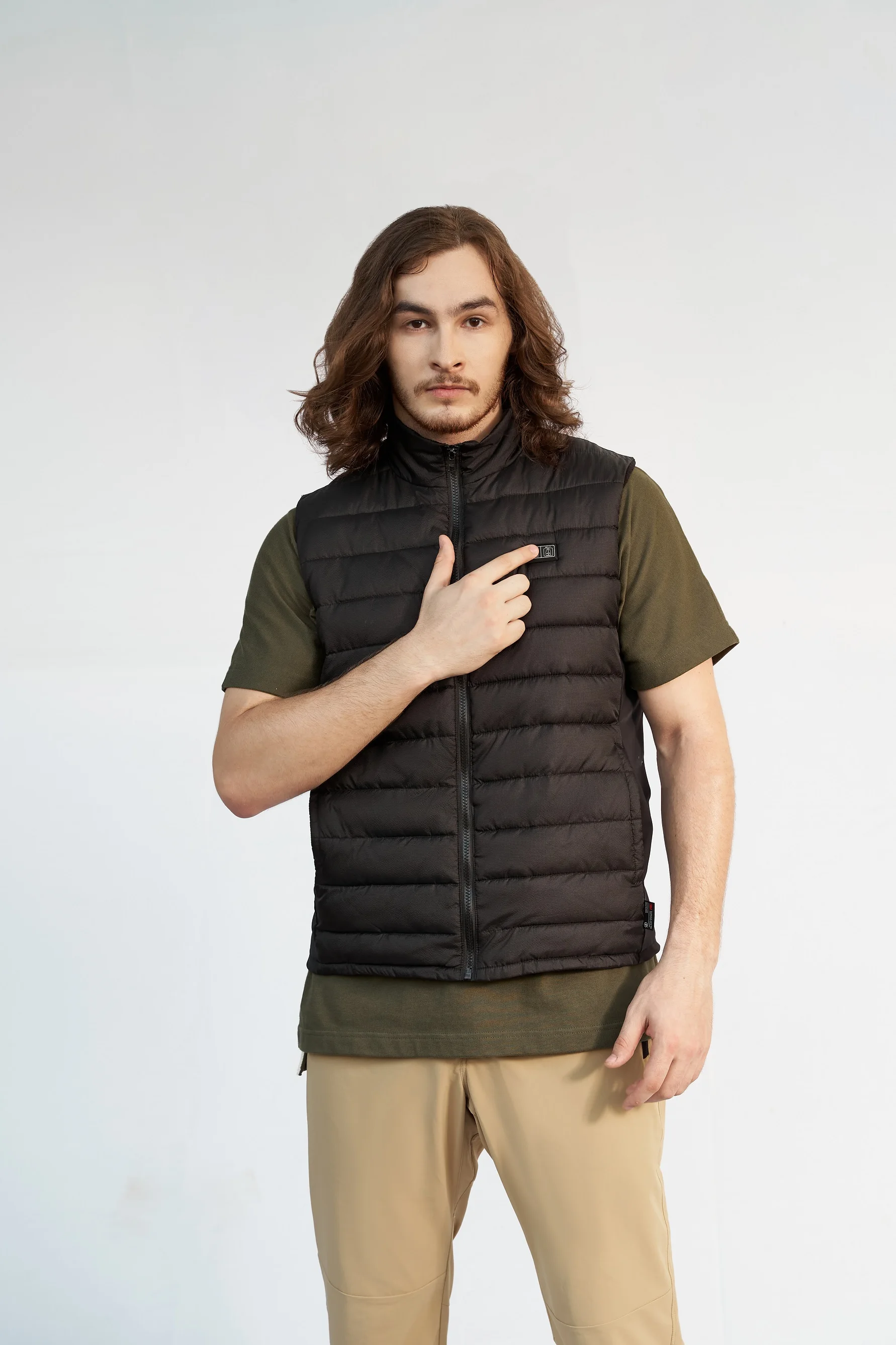 Latest Heated Jacket 5V 10W Heating Vest Gilet Men Women With 6 Heating Zones