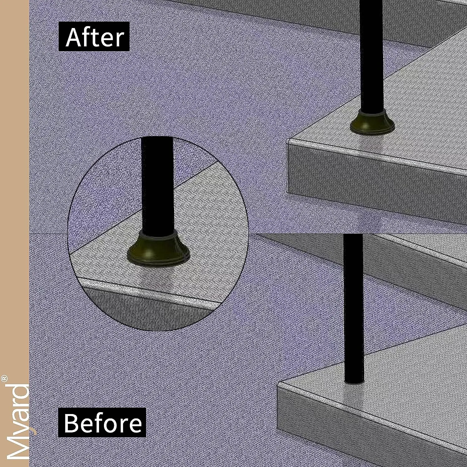 Taiwan Supplier Railing Shoe Base With Excellent Weather Resistance For Hand And Stair Rail Feet