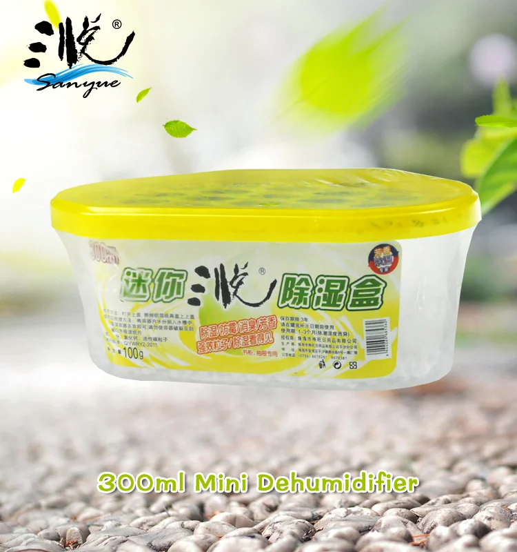 Household Products 300ml calcium chloride moisture absorber Mini Dehumidifier