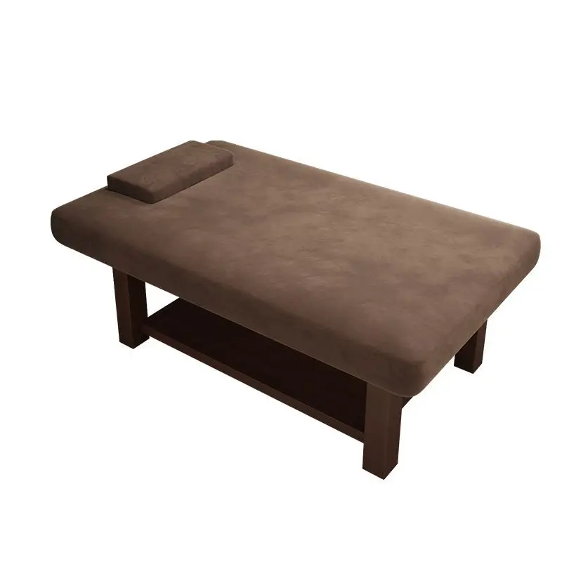 Solid wood beauty bed enlarged widened SPA  massage bed sofa for beauty massage Salon
