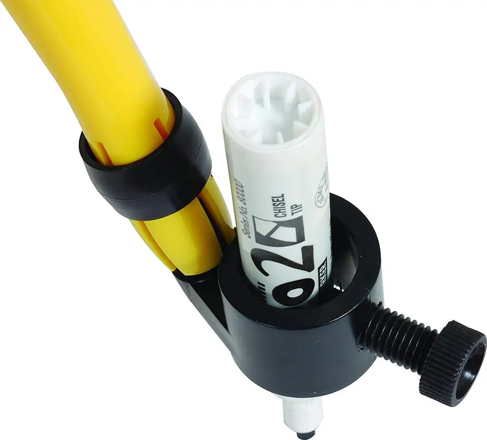 Gelsonlab HSMM-015  Hot sell Teaching Plastic Drawing Compass math compass  Whiteboard Compass Yellow