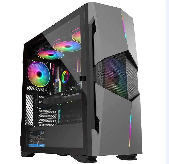 Wholesales Price OEM RGB PC Computer Chassis Gaming Case ATX Computer Case Mid Tower Cabinet Gaming Pc Case