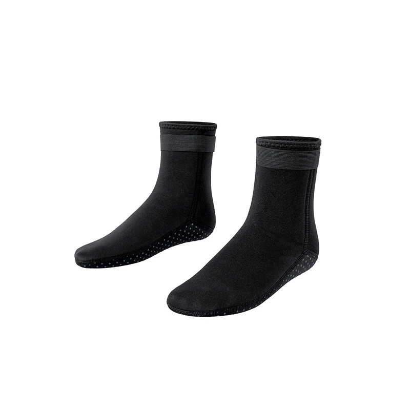 Fashion design neoprene diving socks with adjustable elastic straps anti-slip wetsuit boots keep warm