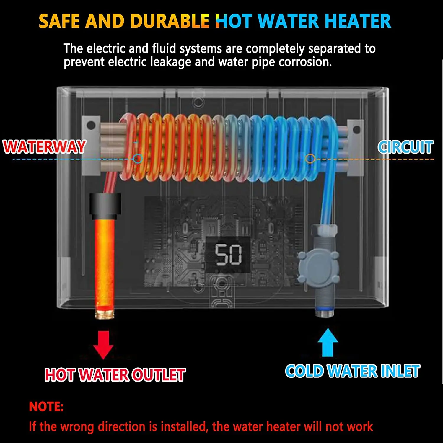Factory price Wall Mounted Electric Tankless Shower Heater Water Constant Temperature Hot Water Heater with Remote Control