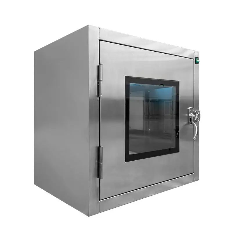Mechanical Electronic Pass Thru Box Cleanroom Pass Box Laminar Flow Pass Box For Clean Booth Clean Room