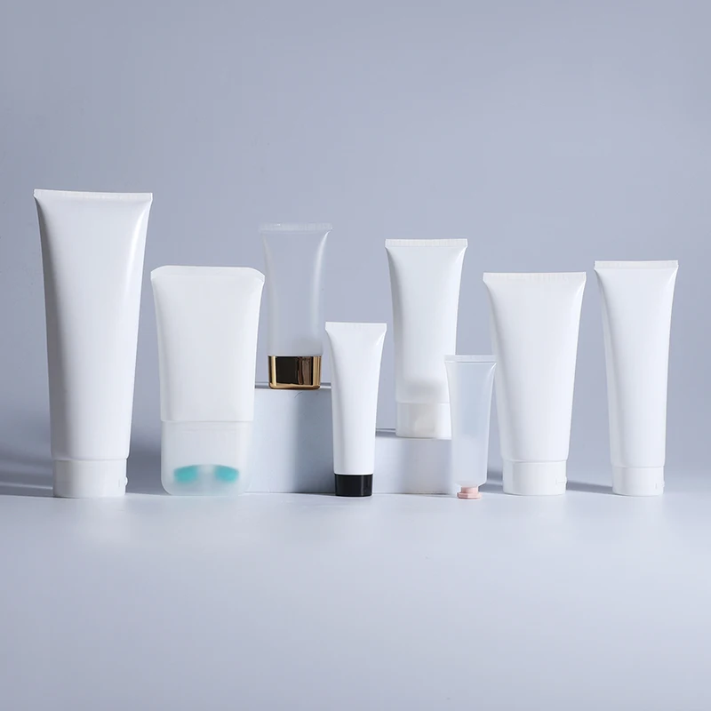 Squeeze empty plastic tubes manufacturers for custom hand cream lotion 200ml 220ml 250ml cosmetic soft tube packaging