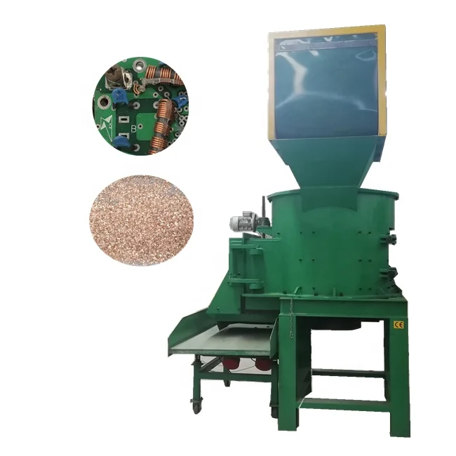 E Waste Printed Circuit Board Refrigerator Recycling Vertical  Shredder