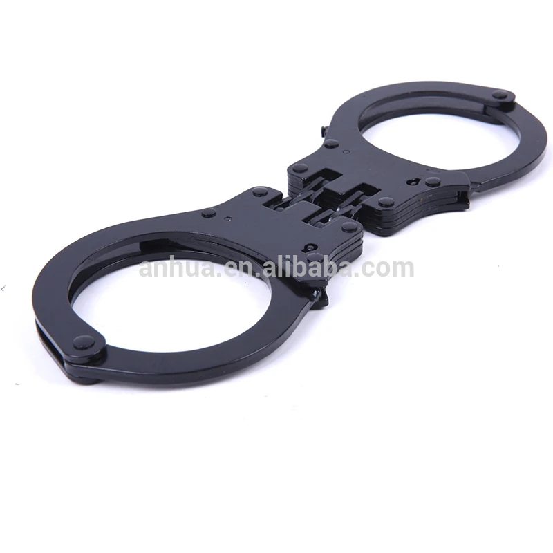 custom carbon steel alloy black steel handcuff