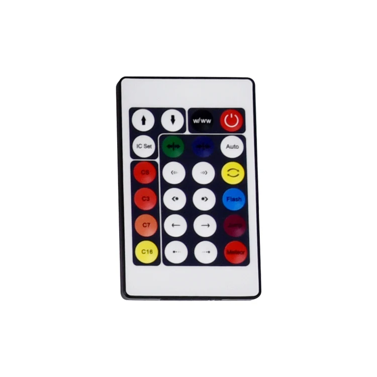  ИК-контроллер GS CE с 24 клавишами IP20 5 м/рулон SMD5050 цифровой 12 В Вт RGB светодиодный неоновый гибкий шнур световая лента Двойной блистерной