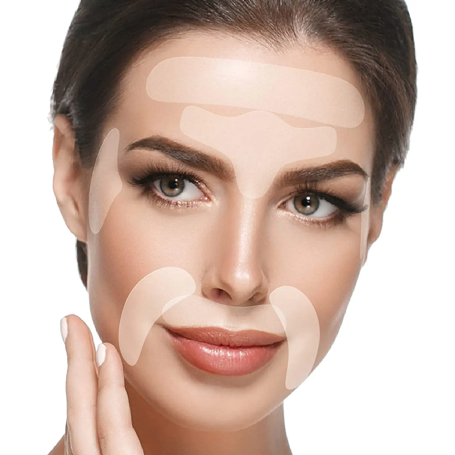 Reusable Silicone Wrinkle Removal Sticker Forehead Neck Eye Sticker Pads Anti Wrinkle Patches Anti Aging Face Lift Tape
