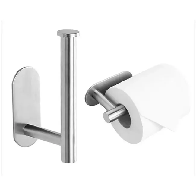 Luxury Quality Wall Mounted Brushed 304 Stainless Steel Hotel Bath Accessories 3PCS Towel Bar Set