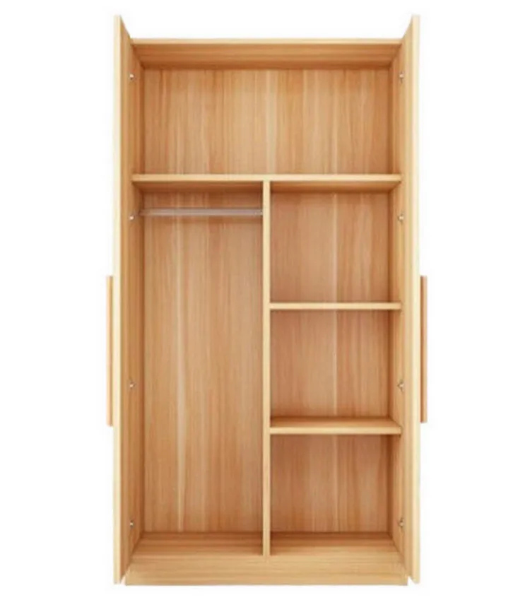 Wooden wardrobe cabinet bedroom wardrobe clothes closet simple and convenient organizer