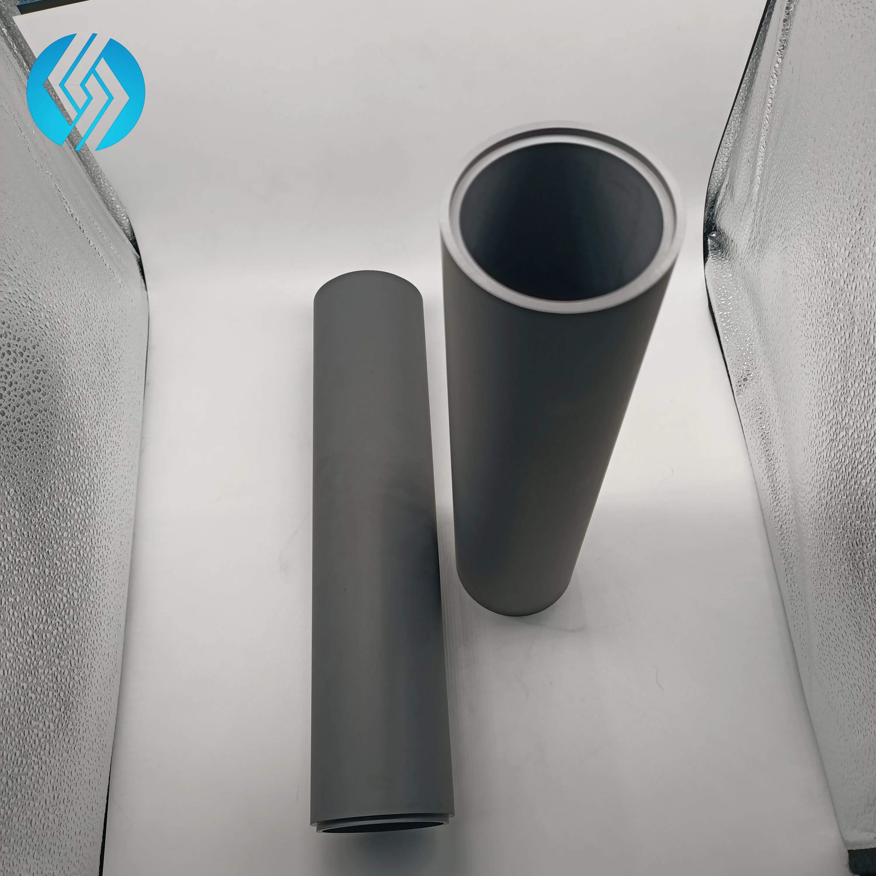 High wear-resistant boron carbide grinding tube is used in the abrasive industry Boron carbide tiles