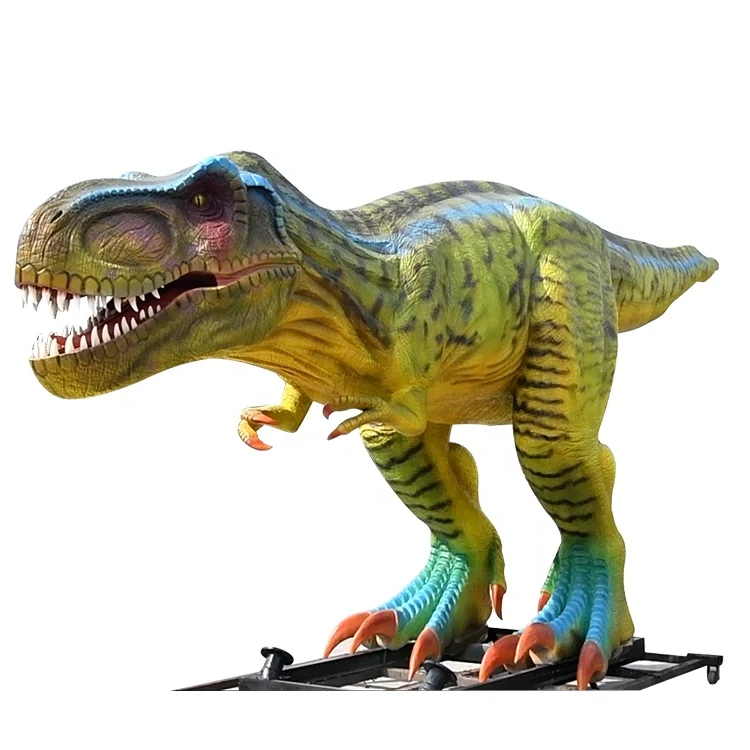 Parques de diversoes dinossauro Huge Realistic Animatronic Remote Dinosaurian