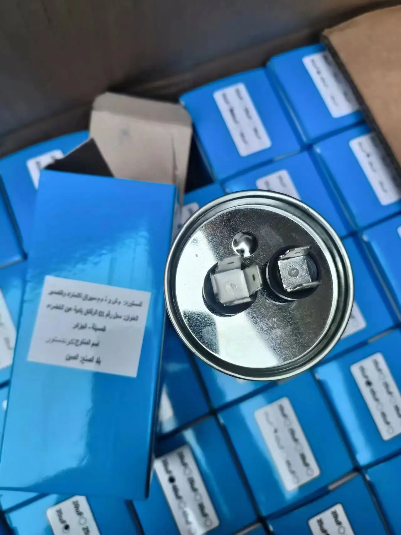 Popular  low price jigh quality AC motor starting aluminum electrolytic capacitor with Bakelite case  Capacitor
