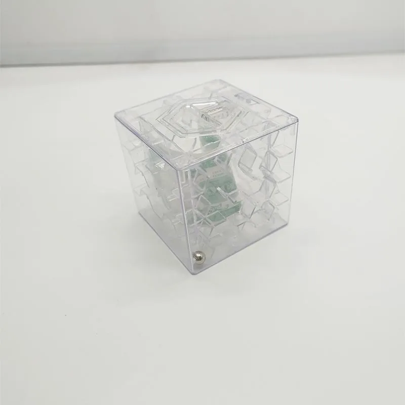 Новый лабиринт с Сотами полусплошной цвет Прозрачный 3D акриловая копилка для денег Детская