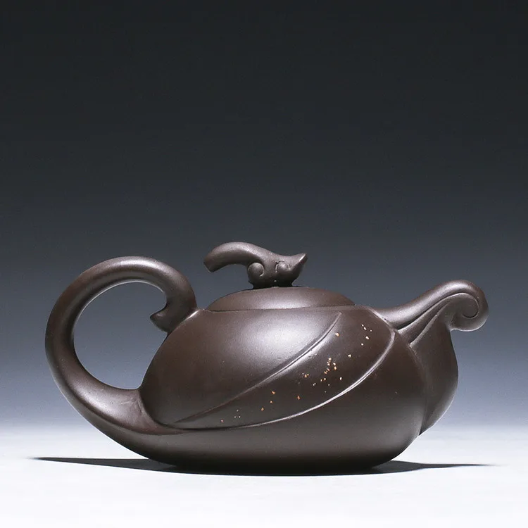 China purple sand culture 190ml yixing purple tea pot clay raw mineral purple pot teapot