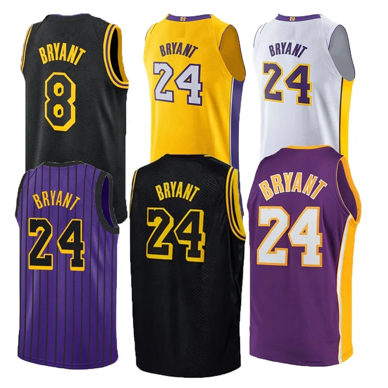 
Basketball Shirts Custom Stitched #8 Kobe Bryant Basketball Jerseys 
