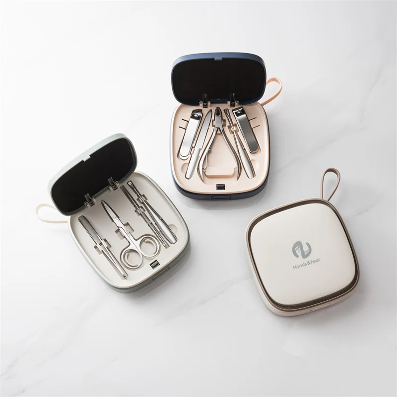 Pinmoo factory beauty manicure sets household travel mini nail clippers kit