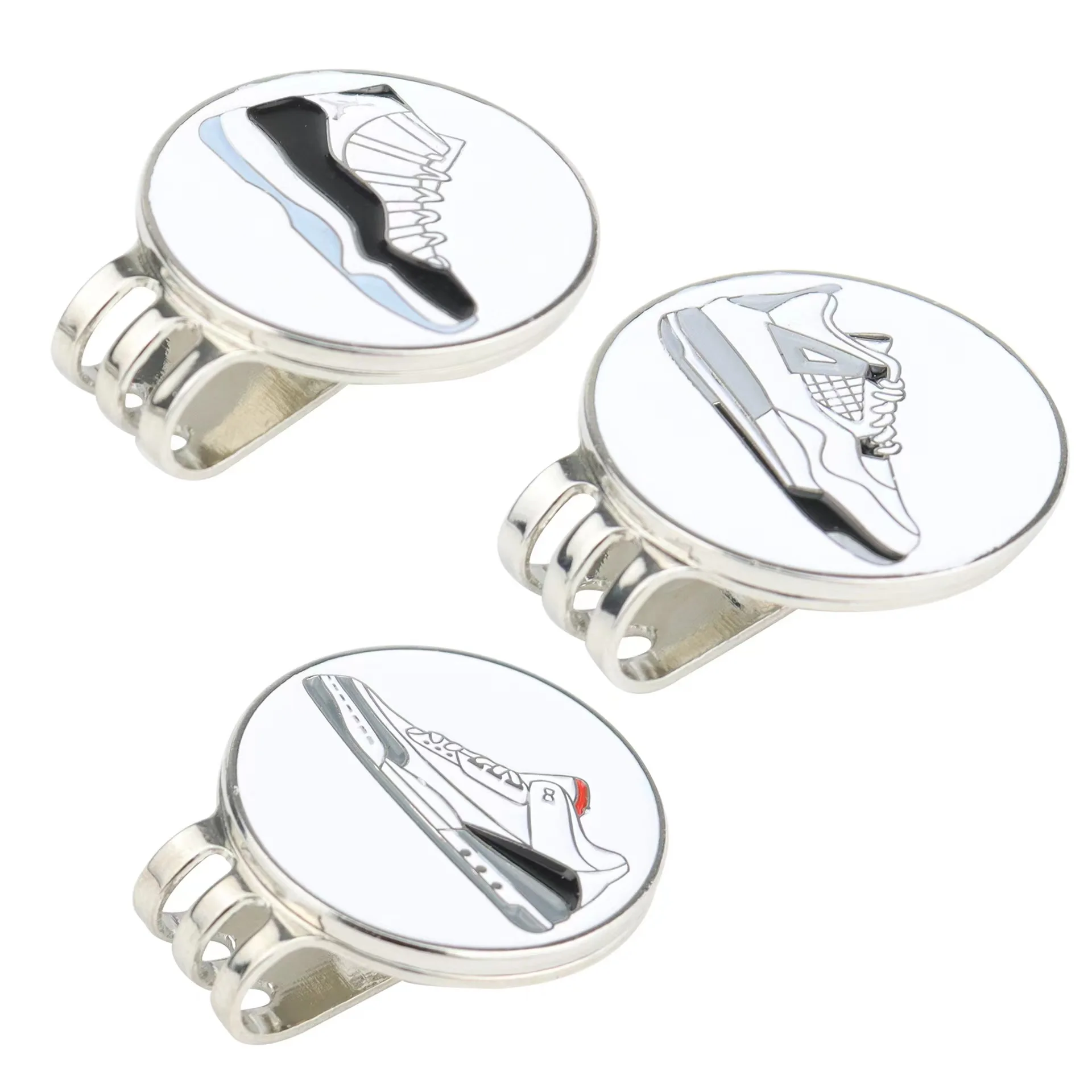 Custom Logo Pattern Castle Tee Bamboo Golf Ball Marker