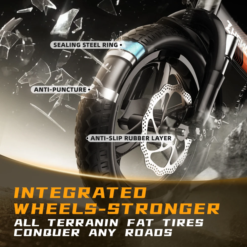 ZHENGBU EUY D13 48V 20AH 400W Electric Bicycle Foldable 14inch Super Light and Mini Ebike 14' Folding Electric Bike City Ebike