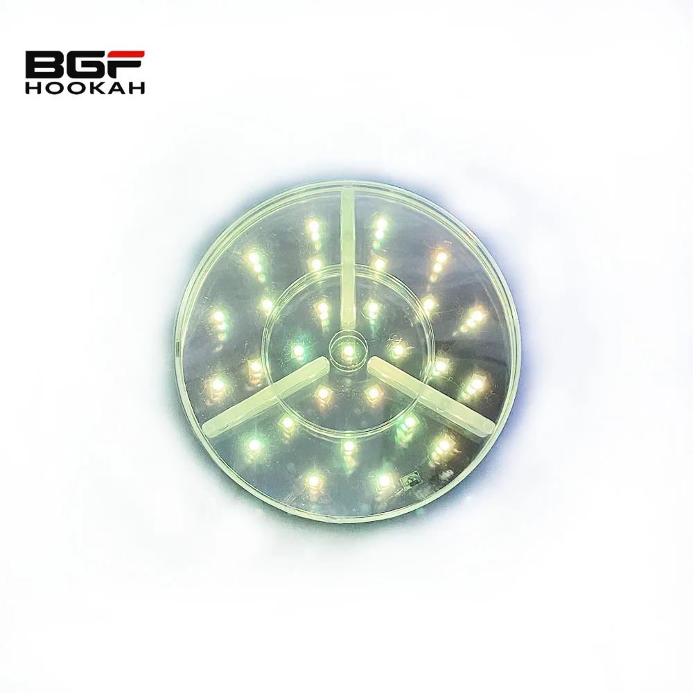 8 Inch Portable Shisha Led Light Rechargeable Remote Control Shisha Hookah Led Light Base