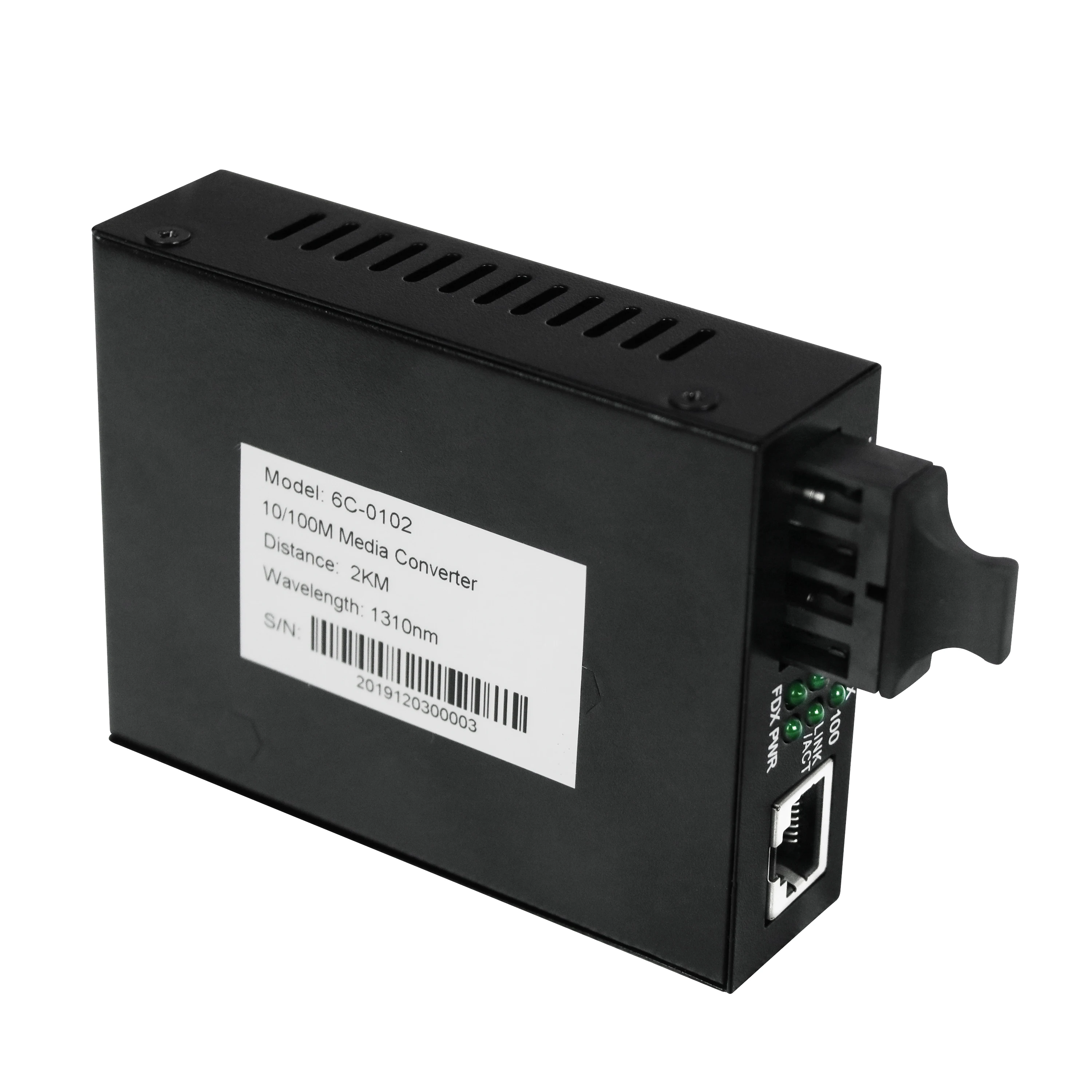  Медиаконвертер Ethernet-Волоконный конвертер 10/100base-tx-100base-fx волоконные