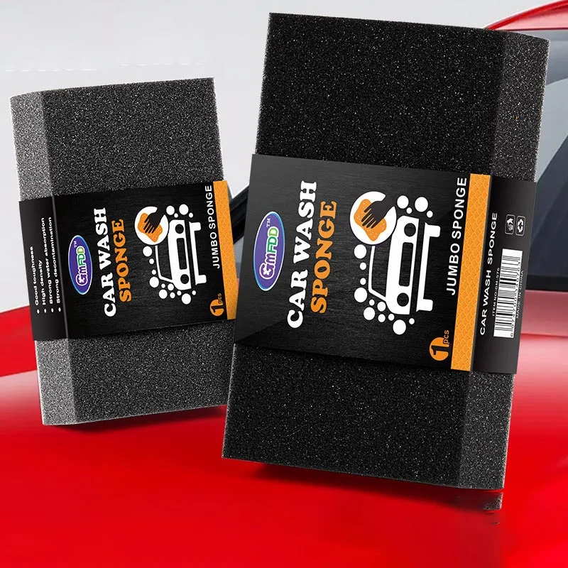 DS2825  Car Cleaning and Detailing Cleaning Sponges High Density Waxing Wiping Car Sponge Foam Scrubber Car Wash Sponge