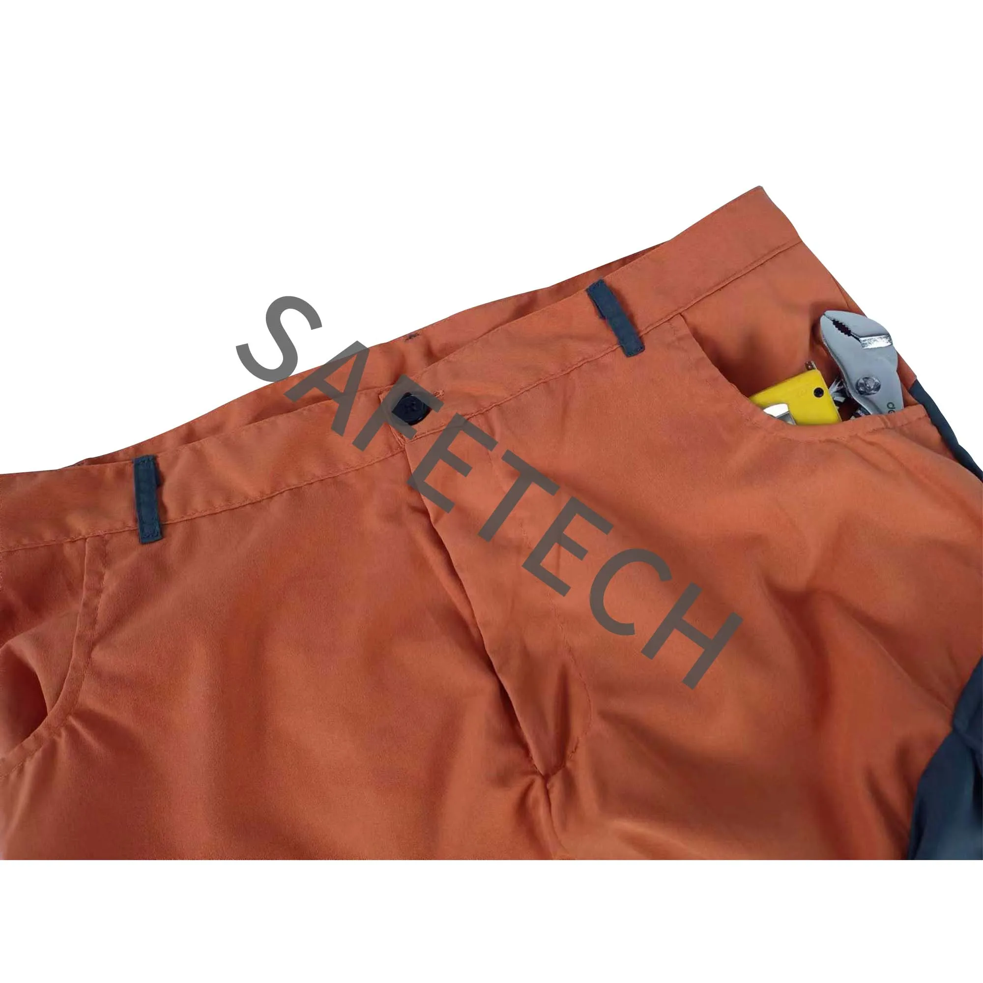 Tenue De Travail Customized Logo Work Cloths Outdoor Pant Sport Motorcycle Multi Pocket Hiking Workwear Grey Cargo Pant Men