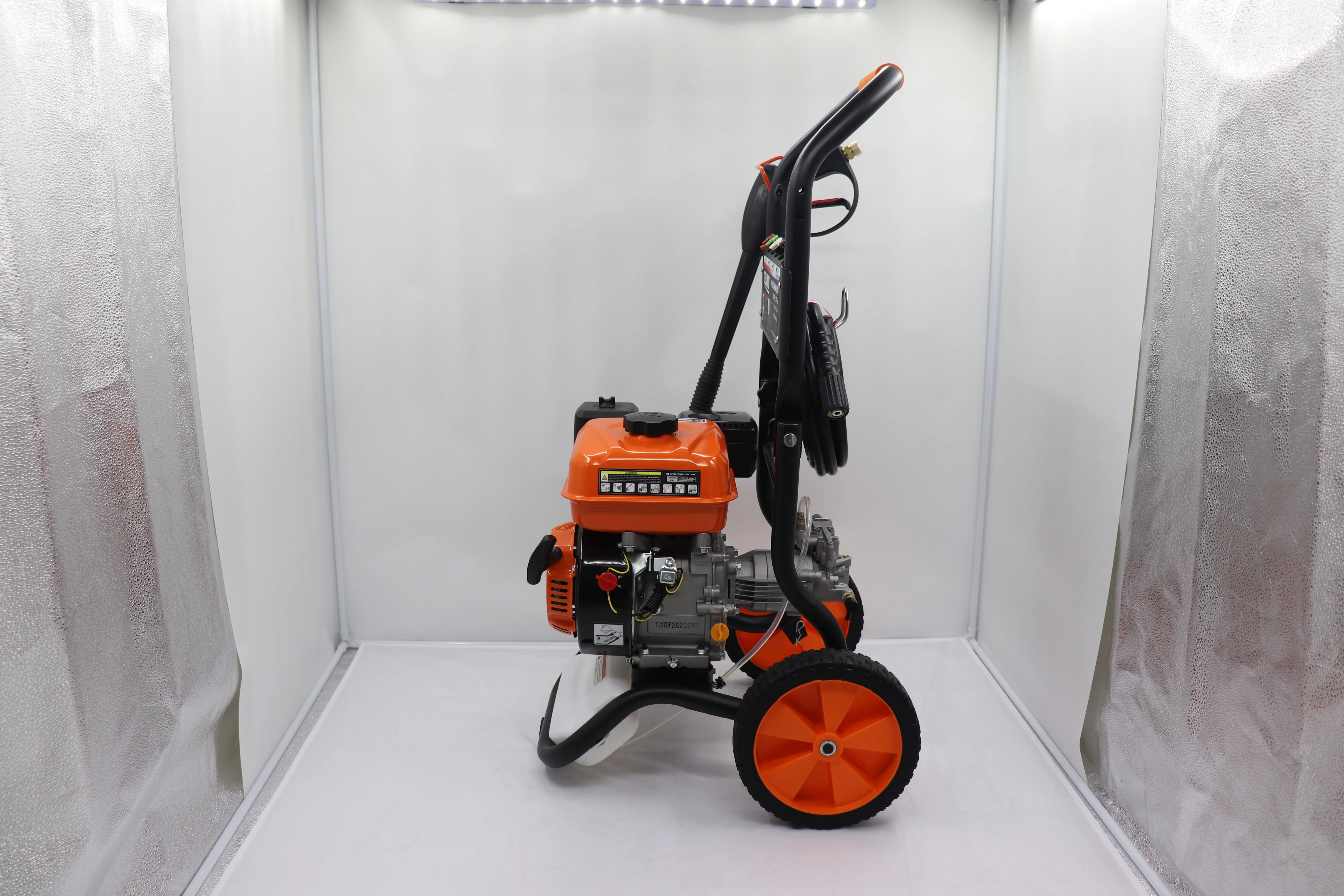 Прямая Продажа с фабрики портативная машина для уборки снаружи 3100psi/213 бар 2 колесами бензиновая мойка высокого давления личного использования