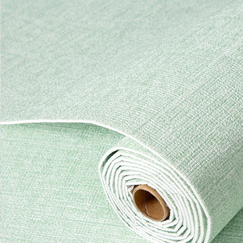 Green Line 3D Wall Stickers Waterproof Self-Adhesive Wallpaper Panel Home Decoration Living Room Bedroom Home Decoration