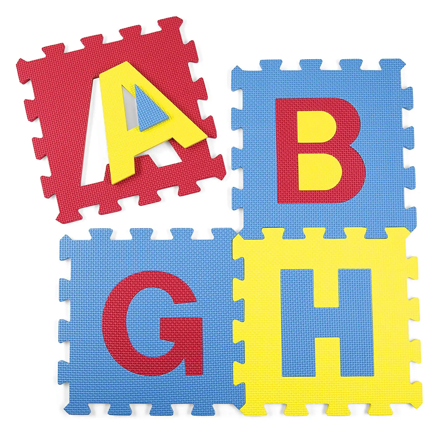 Bilink 30x30x1cm Alphabet Numerals Education Puzzle eva foam baby play mat